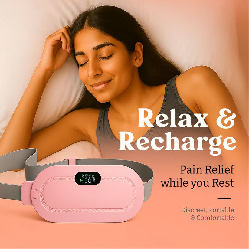 Bye Bye Period Cramps – Rapid Relief Massager Belt💗🌸